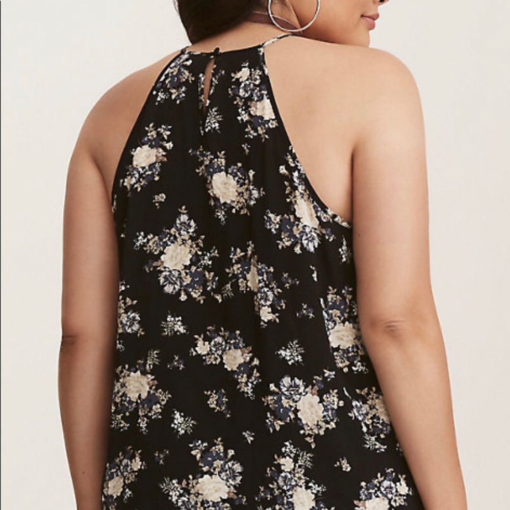 Torrid Ruffle Floral Tank Top - Picture 2 of 10